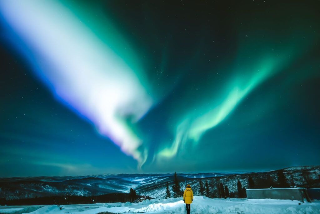 Aurora boreale Alaska