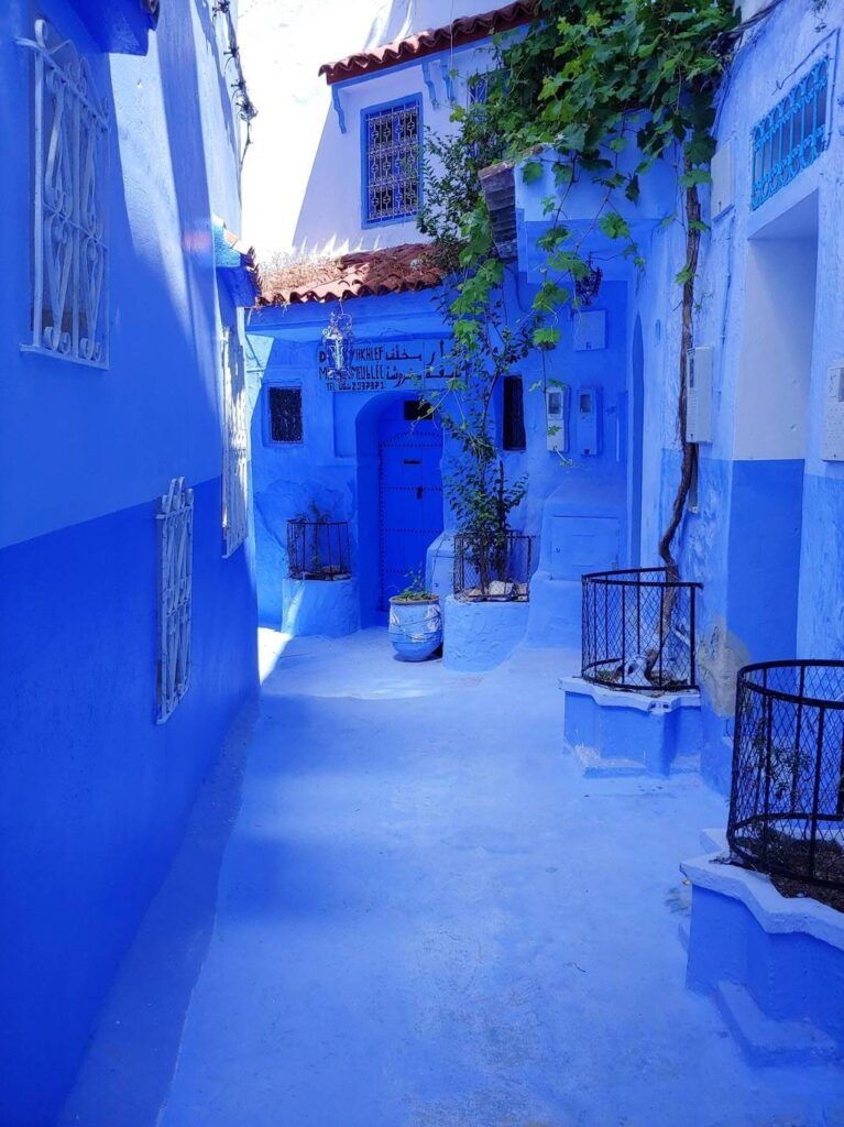 Foto di una casa blu in Marocco - Immagine WeRoad