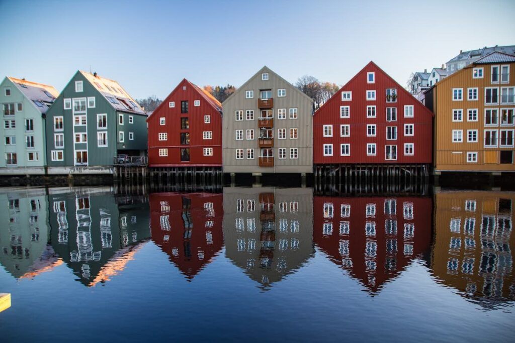 casette colorate a Trondheim
