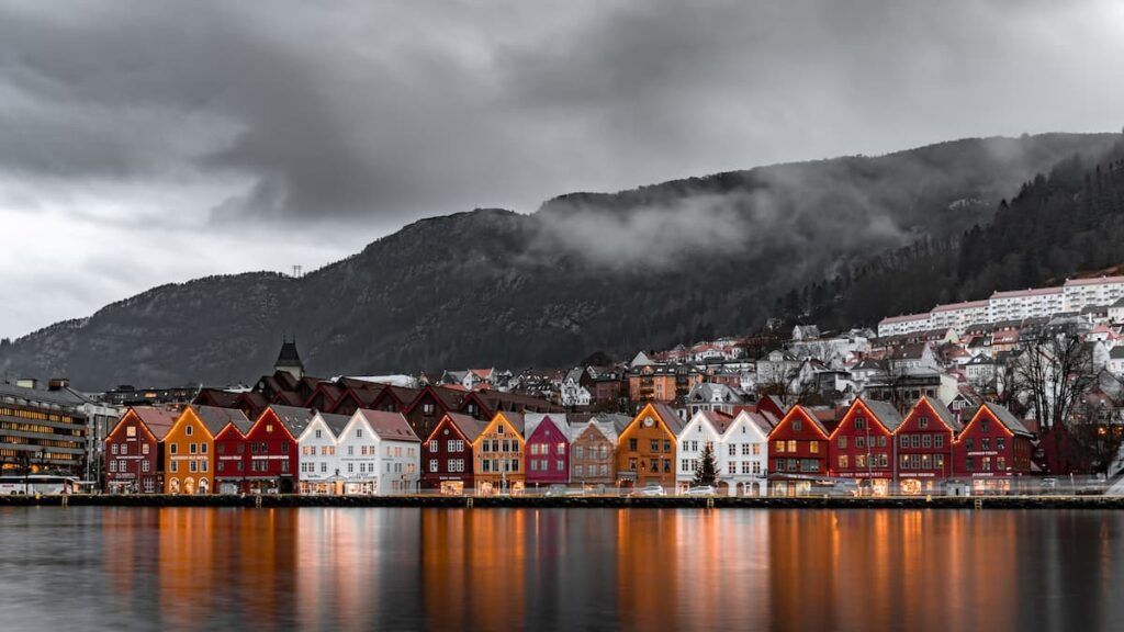 Bergen in Norvegia