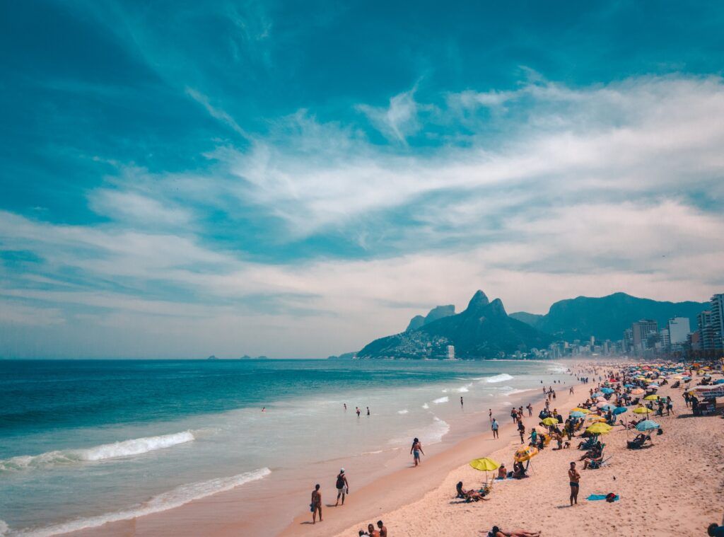 La spiaggia di Ipanema a Rio de Janeiro