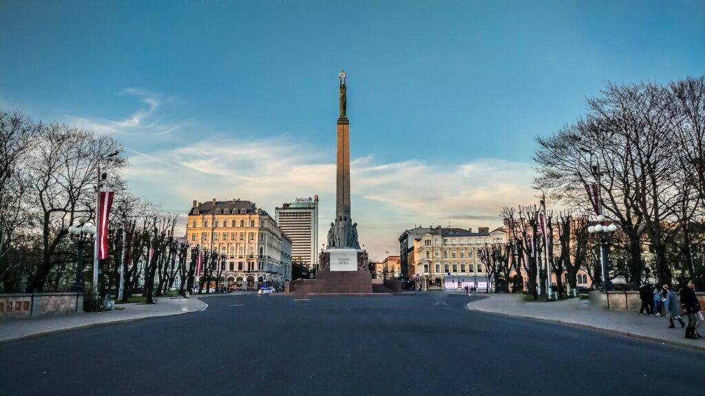 Piazza della libertà di Riga