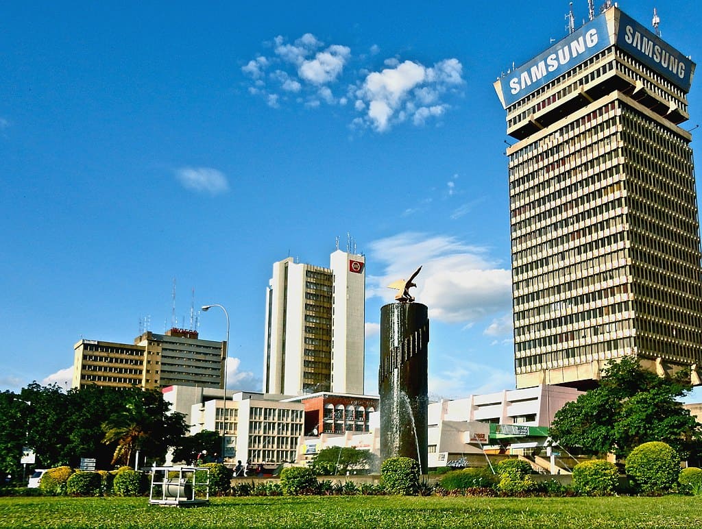 edifici moderni a Lusaka