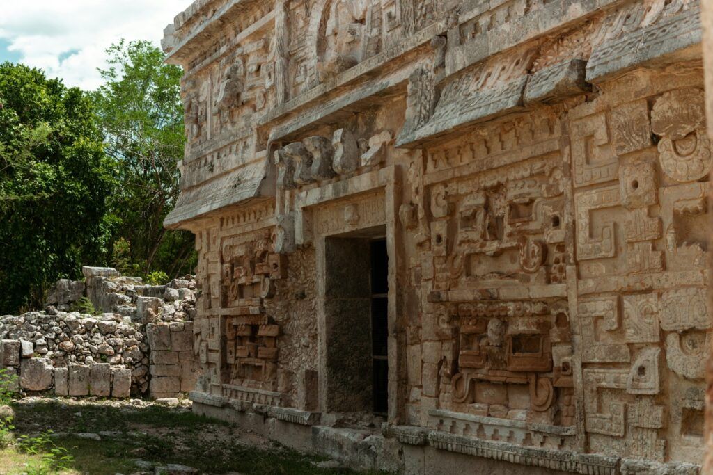 Rovine di un tempio a Chichen Itza