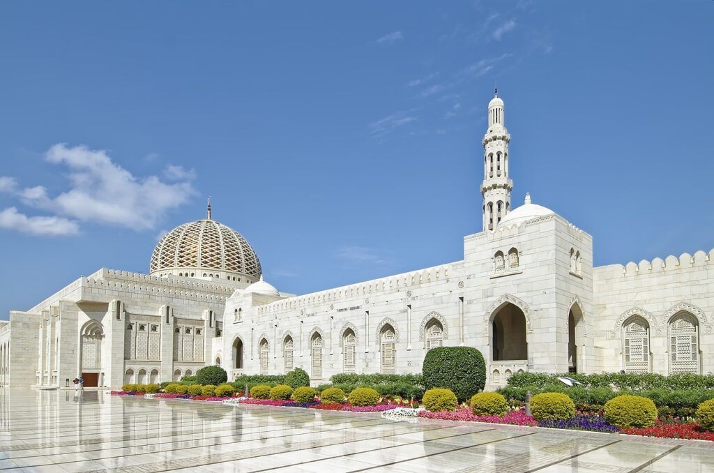 Grande moschea del sultano Qaboos a Muscat