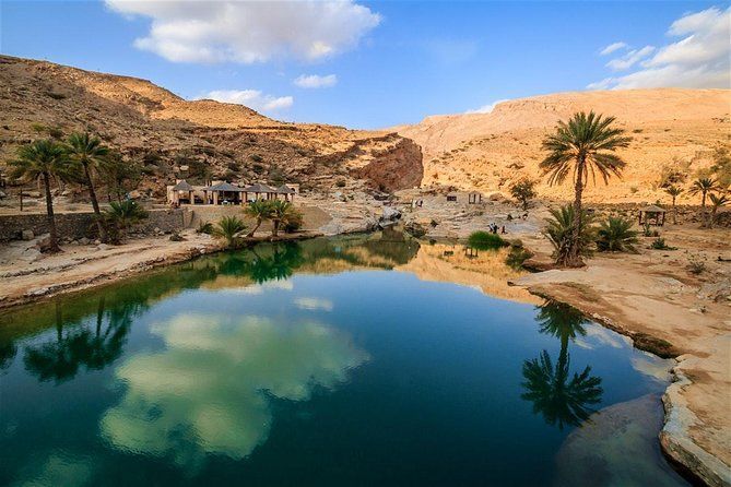 un'oasi nel deserto dell'Oman