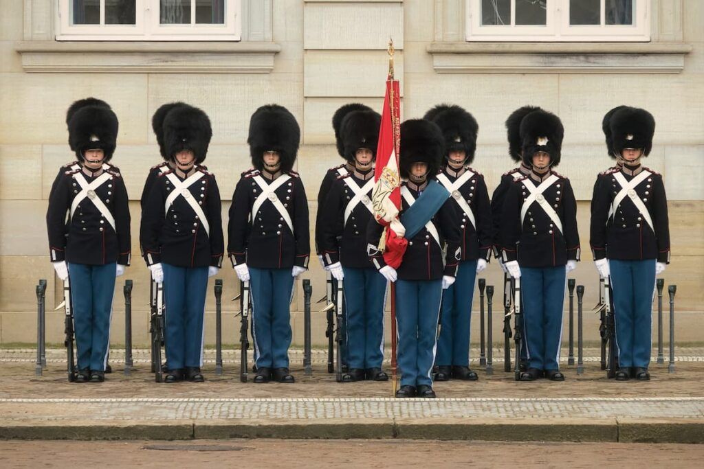 Cambio della guardia ad Amalienborg