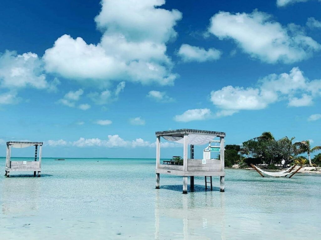 Spiaggia in Belize