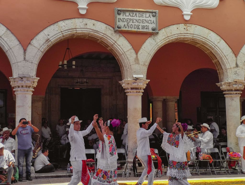 Plaza de la independencia Merida messico