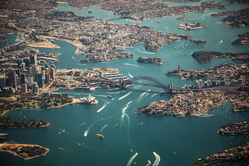 Sydney dall'alto