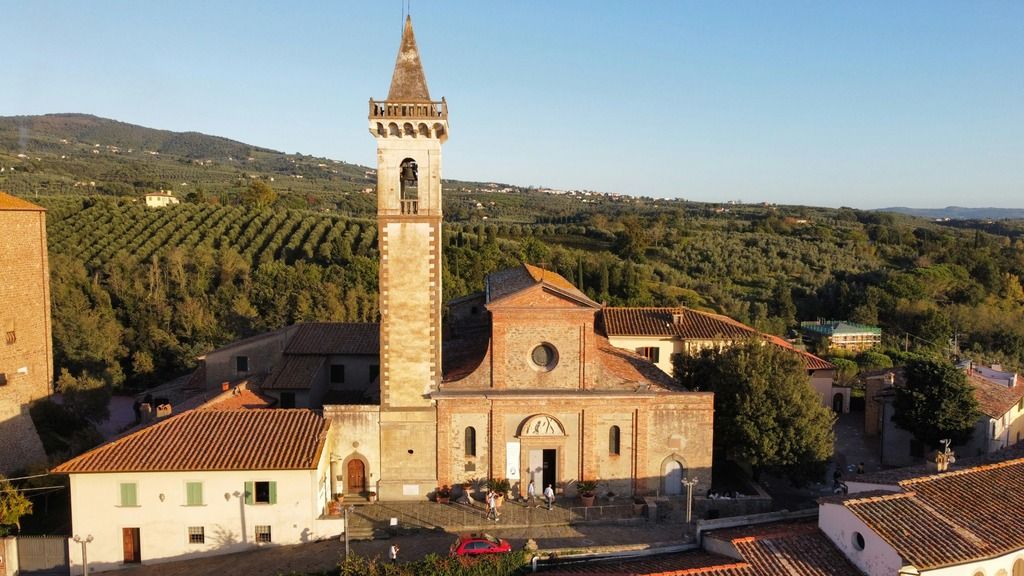 La città di Vinci e i suoi vigneti