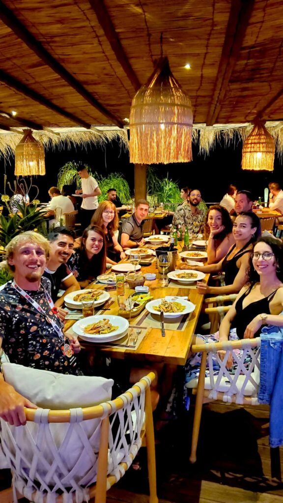 Una cena di WeRoad in Albania.